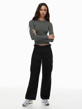 Aritzia TNA Supply Cargo Pant Organic cotton twill mid-rise cargo pants